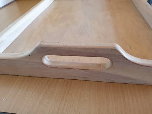Wooden Serving Tray (width 50cm. depth 34cm. height 4cm)