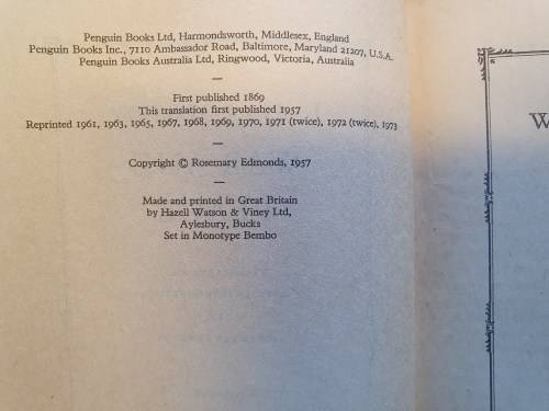 Set of 2 - War and Peace 1 & War and Peace 2 : Leo Tolstoy (Paperback)
