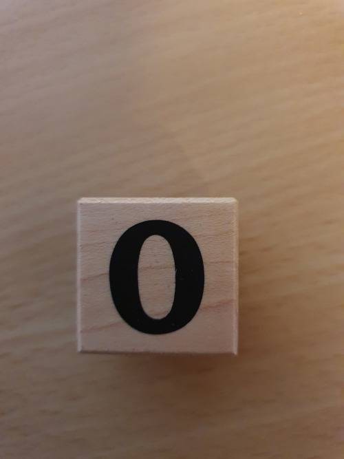 Rubber Stamp - 0  - (3cm x 3cm)