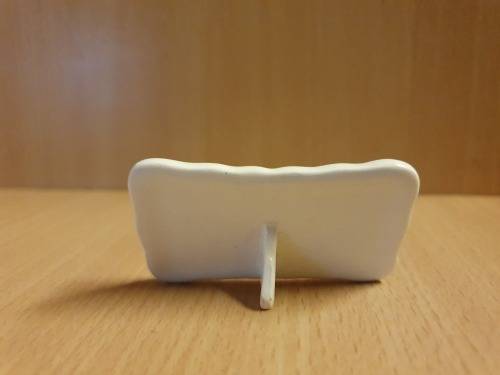 Set of 6 Rose Pattern Porcelain Place Cards - 6cm x 3cm
