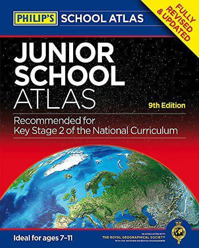 Philip`s School Atlas - Junior School Atlas 9th Edition (Ages 7-11)