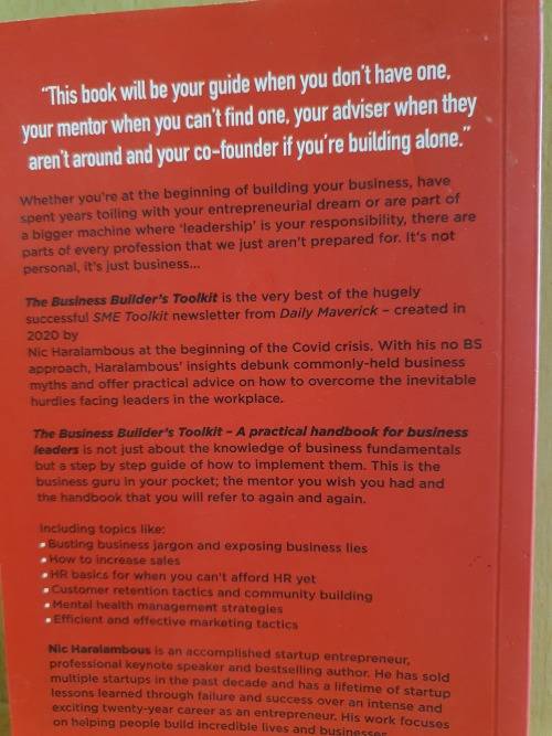 The Business Builder`s Toolkit - A Practical Handbook for Business Leaders : Nic Haralambous
