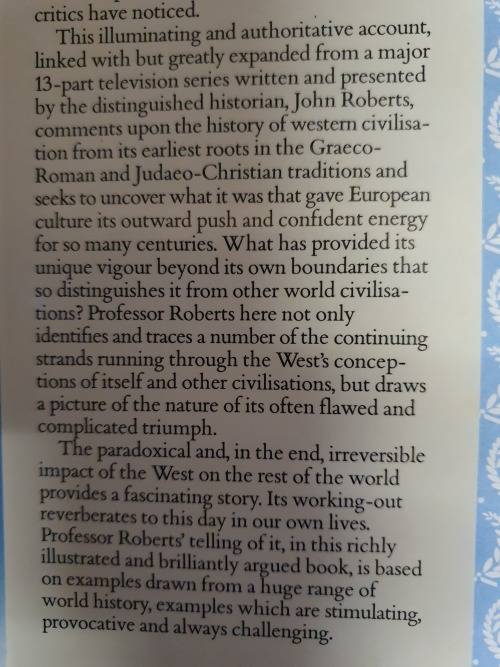 The Triumph of The West: J.M. Roberts (Hardcover)