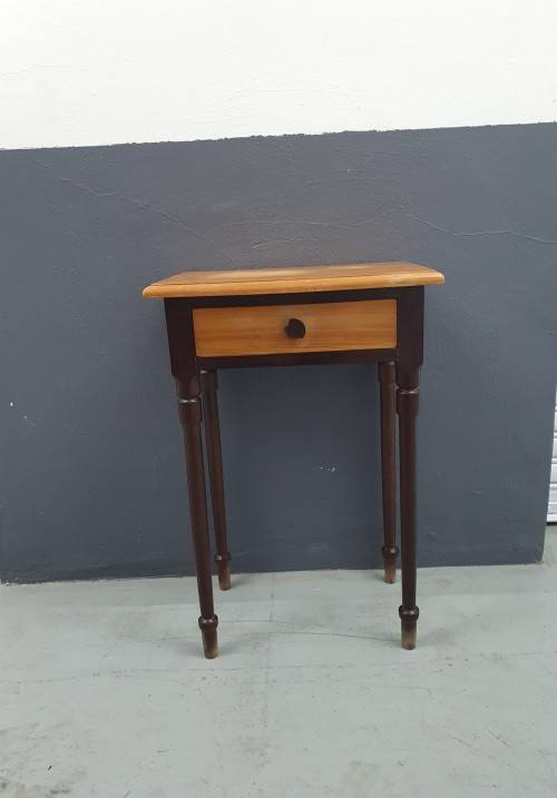Wooden One Drawer Pedestal