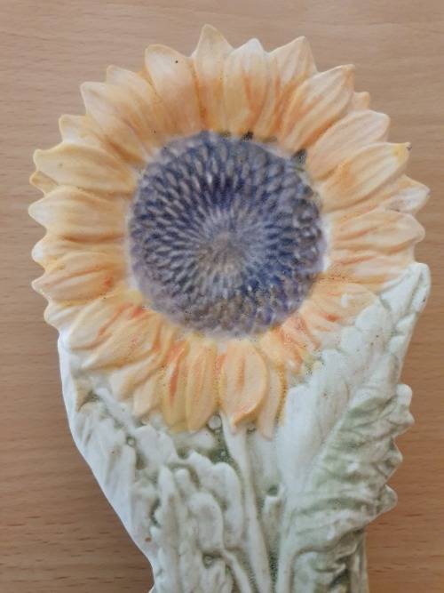 Ceramic Spoon Rest - Sunflower