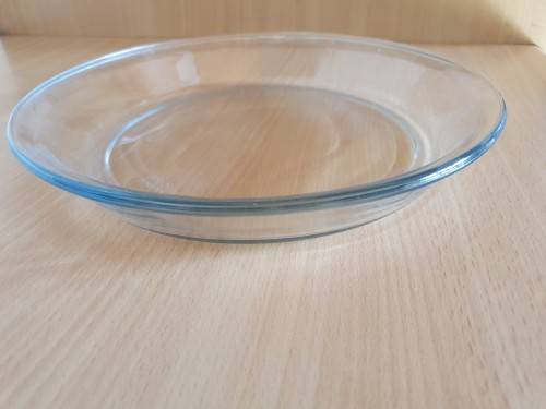 Glass Marinex Pie Dish (Made in Brazil)