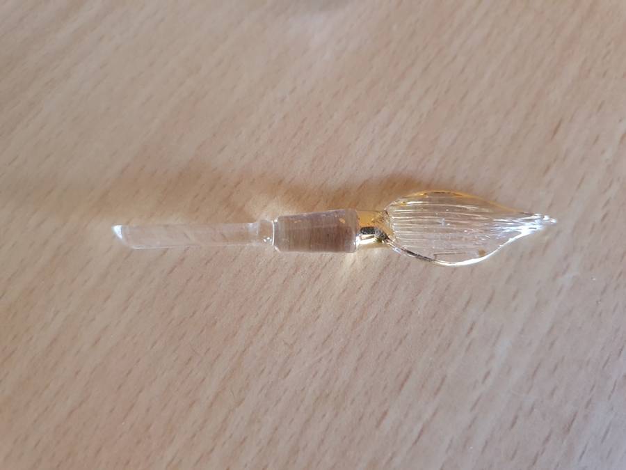 Miniature Glass Perfume Bottles - height 5cm width 3cm