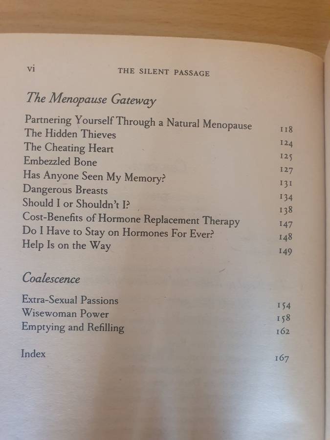 The Silent Passage - Menopause : Gail Sheehy  (Paperback)