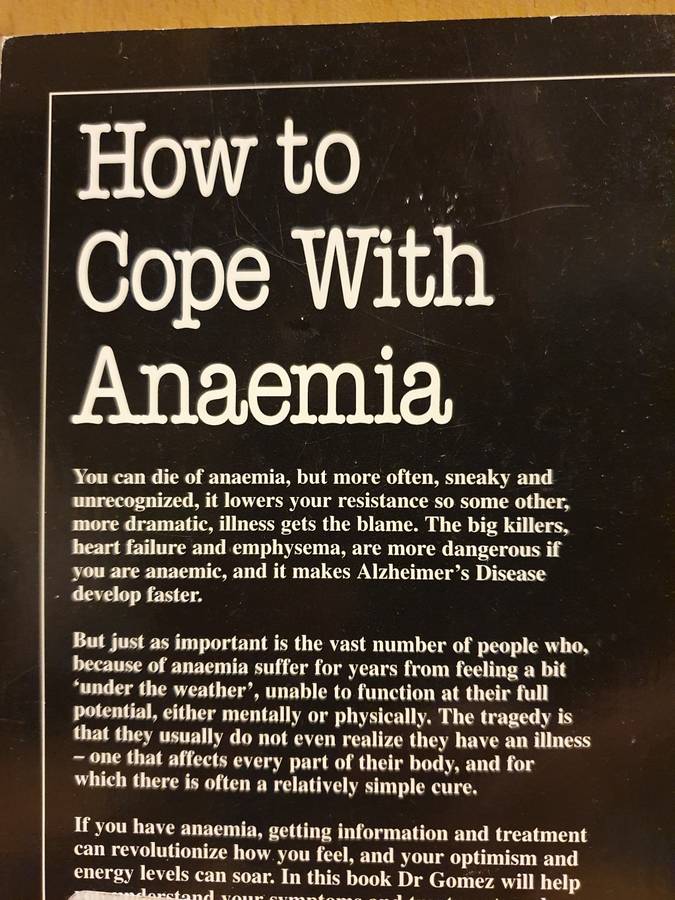 How to Cope with Anaemia: Dr Joan Gomez (Paperback)
