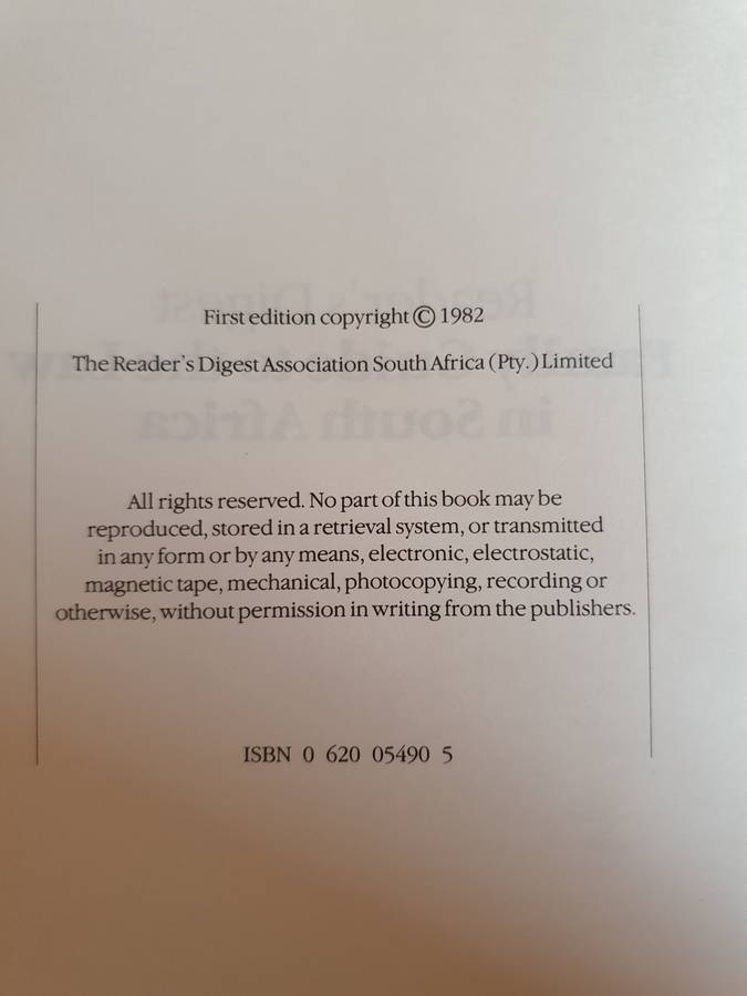 Reader`s Digest Family`s Guide to The Law in South Africa (Hardcover)