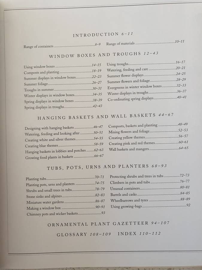 Containers  - Guide to Growing and Displaying Plants in Pots, Window Boxes: David Squire