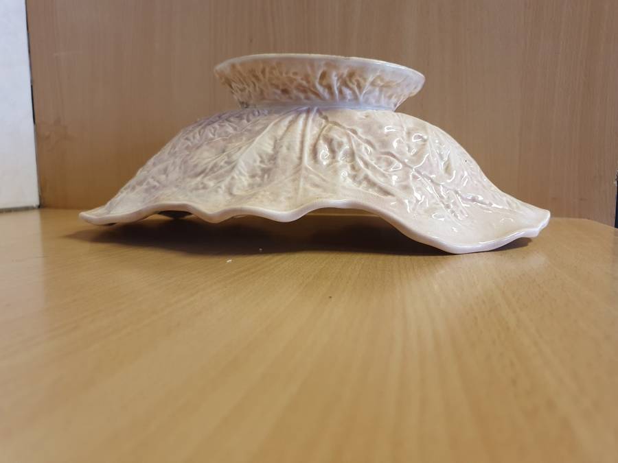 Pretty Floral Ceramic Footed Dish (32cm x 24cm height 10cm)
