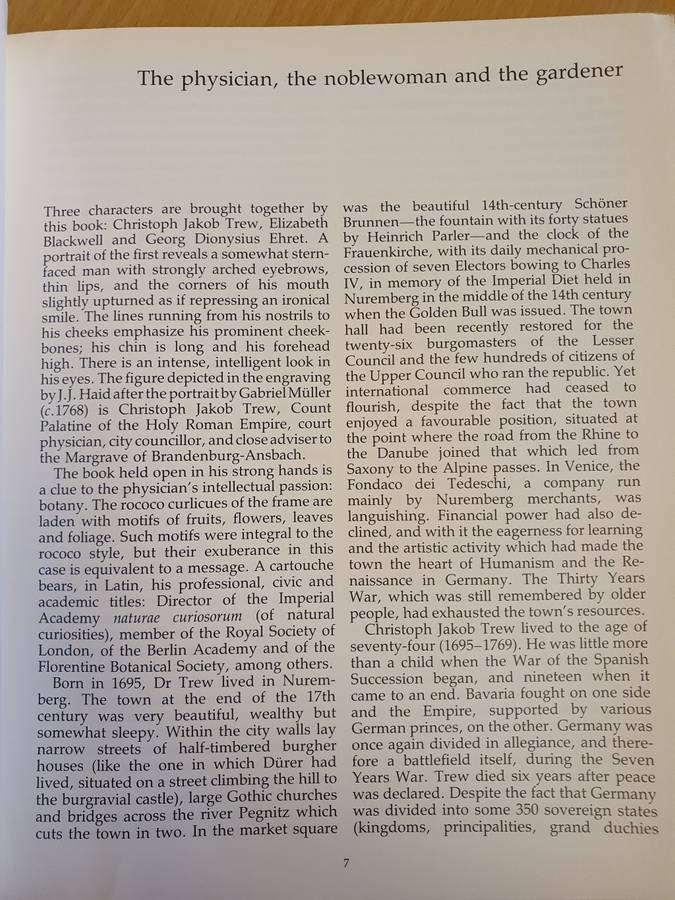 The Herbal of The Count Palatine: Christoph Jakob Trew
