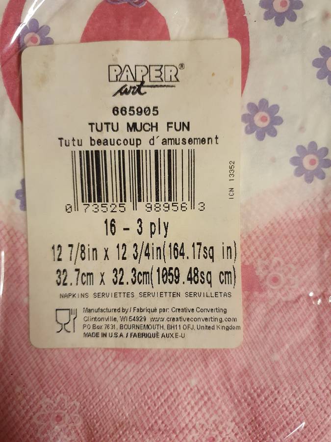 Pack of 16 (3 Ply) Happy Birthday Serviettes