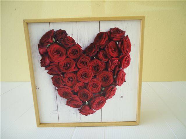 block mounted print