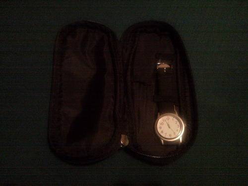 MAN WATCH IN PENCIL CASE