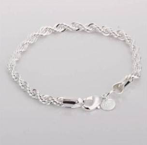 925 TWISTED CHAIN BRACELET