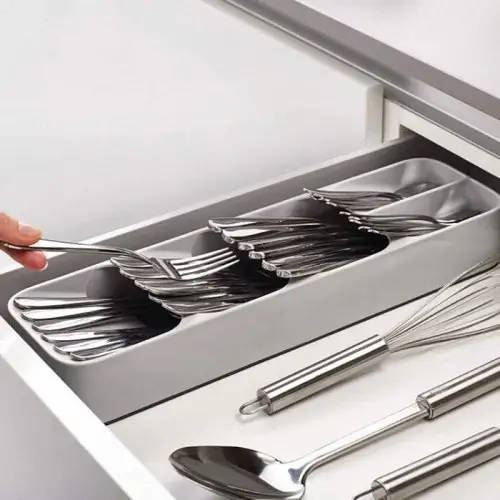 Table Ware Drawer Store Cutlery Unique Tray Function Compartment