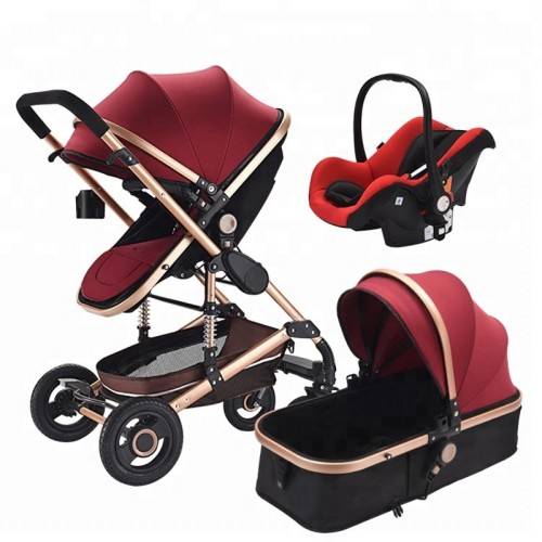 Baby Pram Stroller - 3 Function