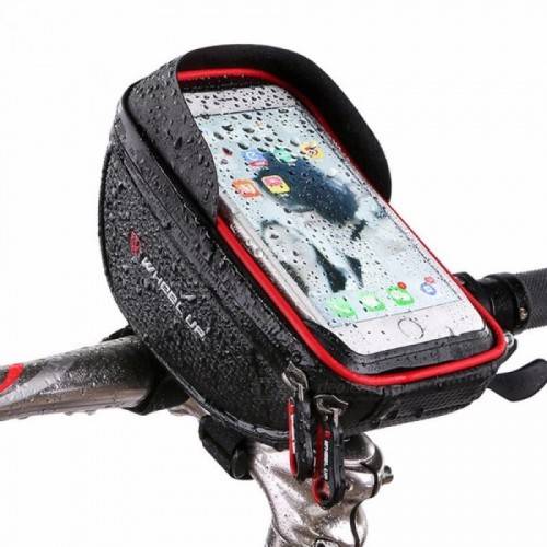 WHEEL UP Waterproof MTB Road Bike Bicycle Front Bag Cycling Top Tube Frame Handlebar Bag