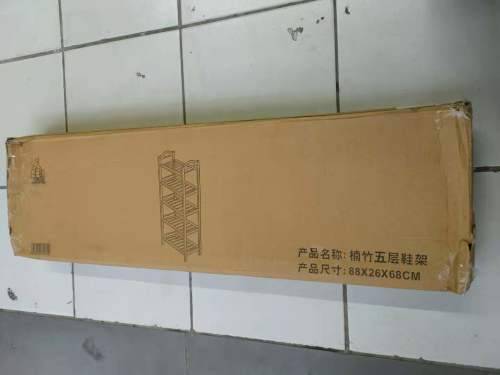 5 Tier Durable Bamboo Shoe Rack Holder Organiser