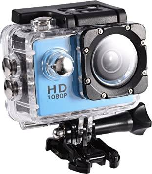 Waterproof HD Sports Camera 1080P - Blue