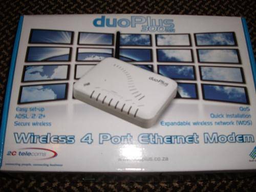 WIRELESS 4 PORT ETHERNET MODEM KILLER DEAL!!!