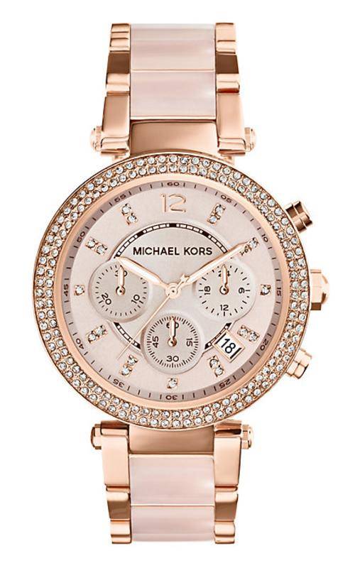 **Last One In Stock** New Ladies Michael Kors Parker Rose Gold Tone Chronograph Watch