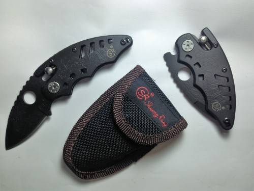 NIFTY SR SPRING LOADED KNIFE WITH POUCH * BID IS PER KNIFE*