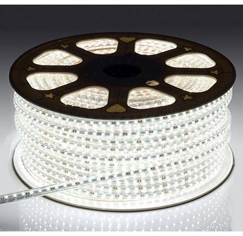 100M A Roll White With Flashing SMD 5050 LED Strip Lights Waterproof 220V