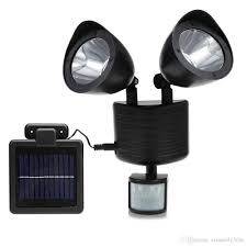 TWIN HEAD SOLAR SECURITY LIGHT