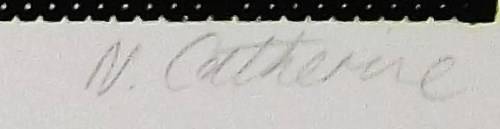 Norman Catherine. MASKS Hand printed silkscreen. Signed in pencil.