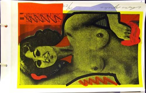 Chris Spies. NUDE DATE WITH HISTORY.15 Hand printed 1970's erotic silkscreens. Signed. edition of 22
