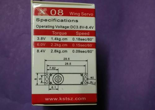 KST X08 v5.0 Digital Servo (HV) (Local Stock)