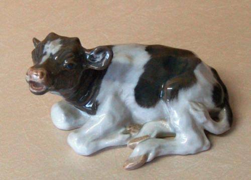 Bing and Grondahl & Royal Copenhagen Calves- Largest is 160mm Long & 95mm Tall - Read Description