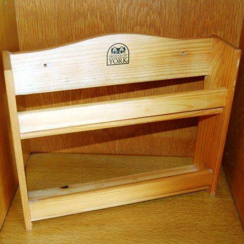 " House of York " 2 Shelf Spice Rack - Height 280mm Width 340mm Depth 80mm
