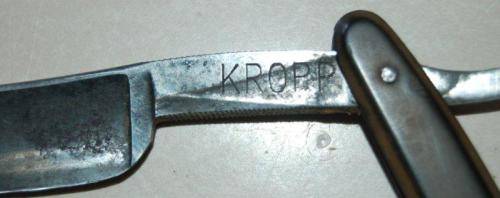 2 Straight Razors - KROPP Shefield and Kabeso No.7 Solingen Germany - See description
