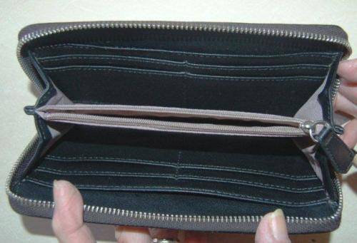 FIORELLI Leather Travel Wallet - 200mm X 100mm X 20mm - See all pictures. As New