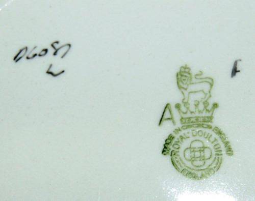 Royal Doulton "April" Service Dish & Lid - Large Plate and 2 Smaller Plates - See description.