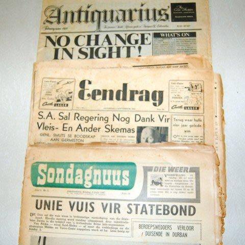 Collection of old Newspapers & Magazines from the 1940's - See pictures & Description.