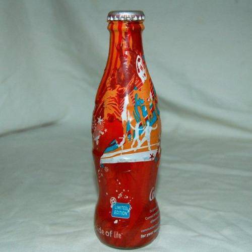 Collectable - Glass - Limited Edition - Empty Coca-Cola Bottle - Height 188mm