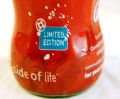 Collectable - Glass - Limited Edition - Empty Coca-Cola Bottle - Height 188mm