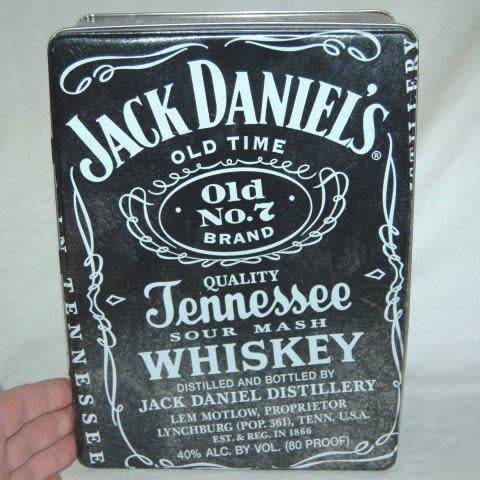 Jack Daniels No.7 Tennessee Whiskey Tin with 2 Tumblers - As per pictures.