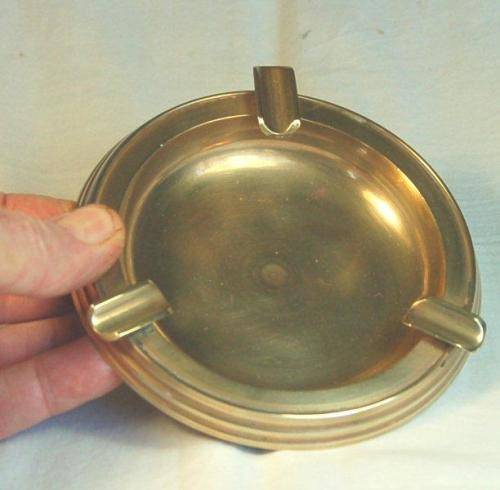 Quality Brass Ashtray - Diameter 120mm