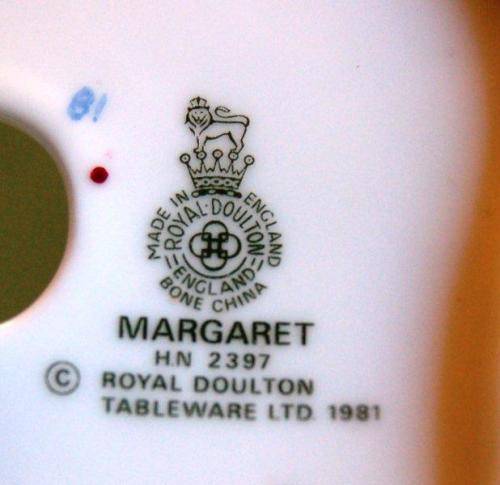 Royal Doulton - Margaret - HN 2397 1981 - Height 190mm - Excellent Condition
