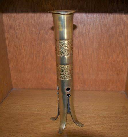Brass Vase - Possibly Trench Art - Height 265mm