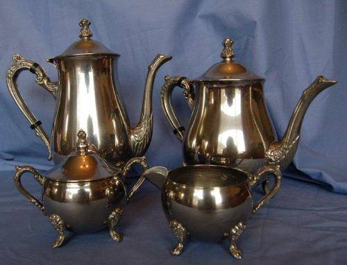 Silver Plated 4 piece Tea Set