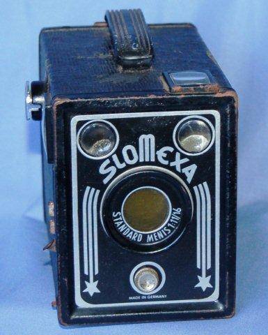 Vintage Box Camera - SLOMEXA - Standard Menis 1:11/16 Made in Germany