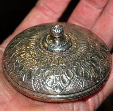 Very unusual Vintage .925 Silver Inkwell - weight 66.8gr - See all pictures
