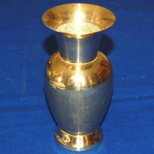 Good Quality Brass Vase- Height 160mm  Dia. 80mm
